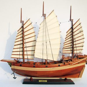 Chinese Junk Wooden Model Ship - GN