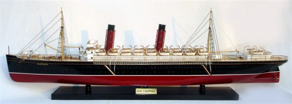 RMS Campania Wooden Model Ship - GN