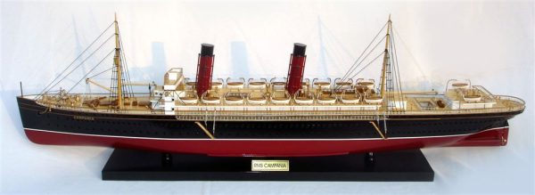 RMS Campania Wooden Model Ship - GN - Image 3