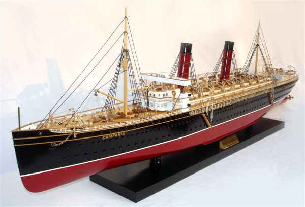 RMS Campania Wooden Model Ship - GN - Image 4