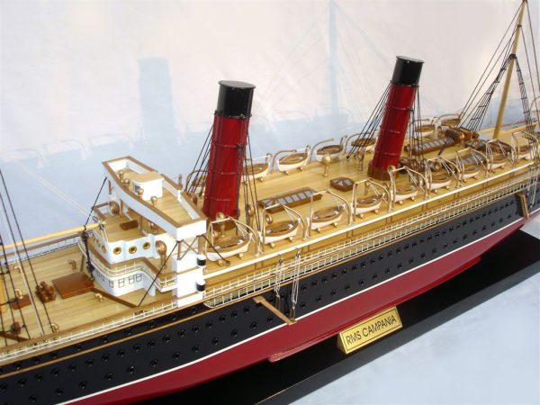 RMS Campania Wooden Model Ship - GN - Image 6