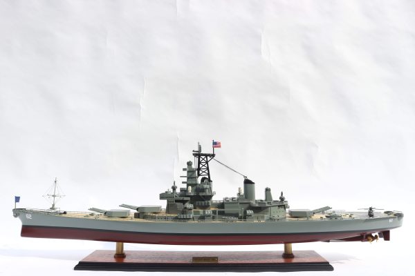 USS New Jersey Wooden Model Ship - GN