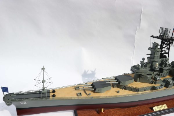 USS New Jersey Wooden Model Ship - GN - Image 5