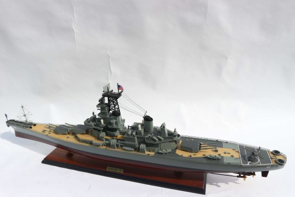 USS New Jersey Wooden Model Ship - GN - Image 7