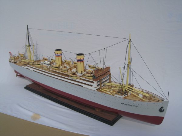 SS Stavangerfjord Wooden Model Ship - GN - Image 11