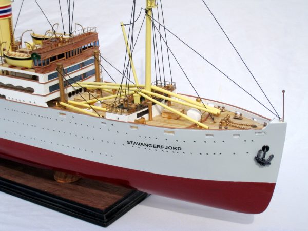 SS Stavangerfjord Wooden Model Ship - GN - Image 12