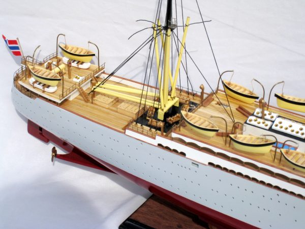 SS Stavangerfjord Wooden Model Ship - GN - Image 14