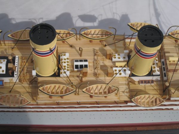 SS Stavangerfjord Wooden Model Ship - GN - Image 17