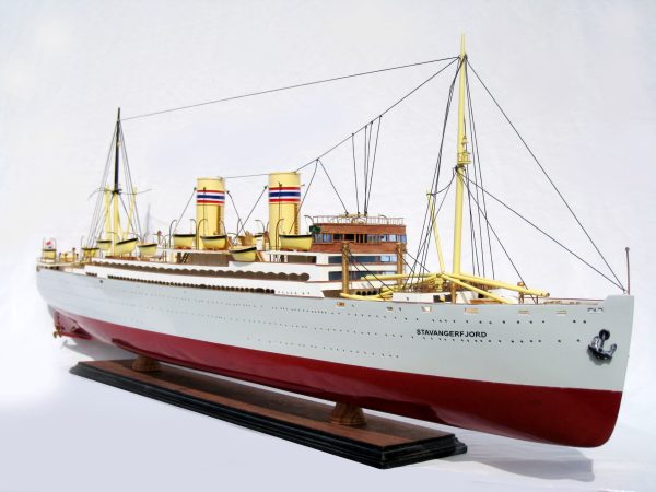 SS Stavangerfjord Wooden Model Ship - GN - Image 20