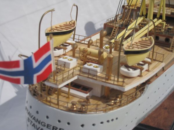 SS Stavangerfjord Wooden Model Ship - GN - Image 22