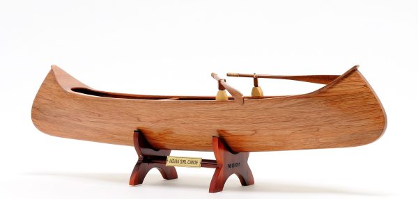 Indian Girl Canoe Model Ship - OMH (B013) - Image 5