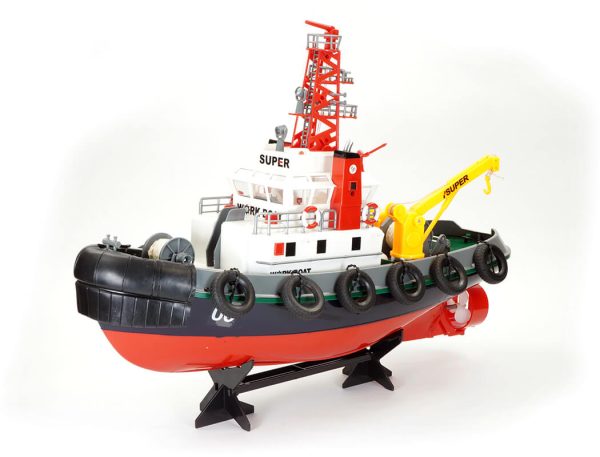 Tug Work Boat 5CH 2.4GHZ W/Water Hose Function RTR - Heng Long (HL3810) - Image 8