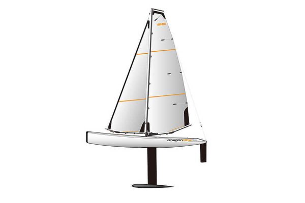 Focus V3 One Metre Sailboat RTR Red - Joysway (JY8812V3) - Image 6