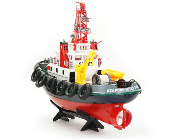 Tug Work Boat 5CH 2.4GHZ W/Water Hose Function RTR - Heng Long (HL3810) - Image 9