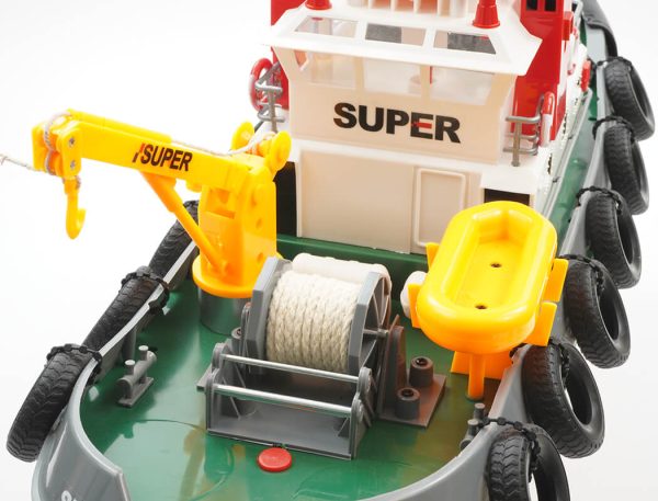 Tug Work Boat 5CH 2.4GHZ W/Water Hose Function RTR - Heng Long (HL3810) - Image 10