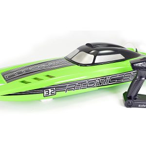 Atomic SR85 Brushless Boat (No Batt) Green ARTR - Volantex (V798-3)